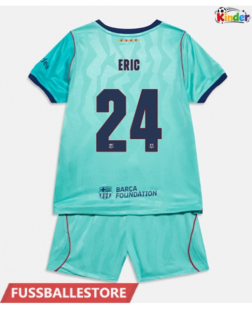 Günstige Barcelona Eric Garcia #24 3rd trikot Kinder 2026-27 Kurzarm (+ Kurze Hosen)